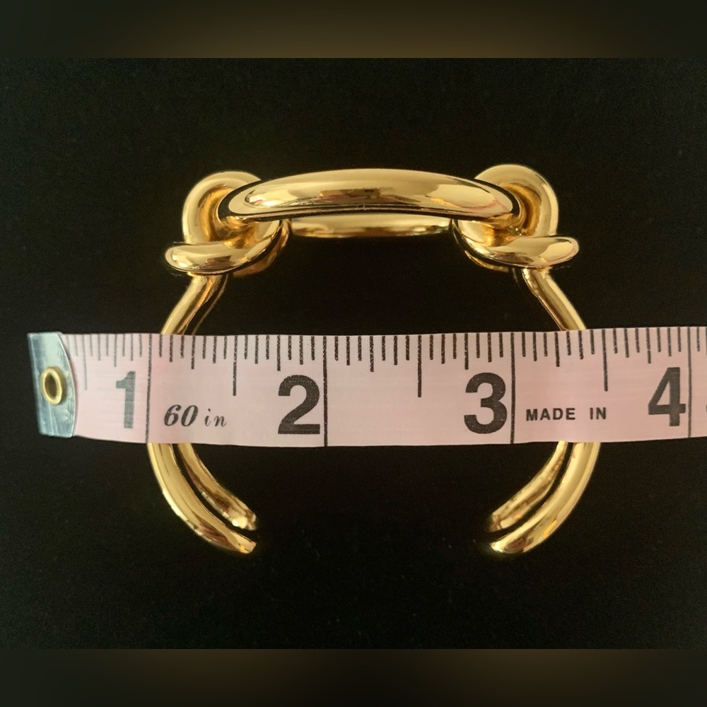 J Crew open loop double knot cuff bracelet. - Picture 8 of 8